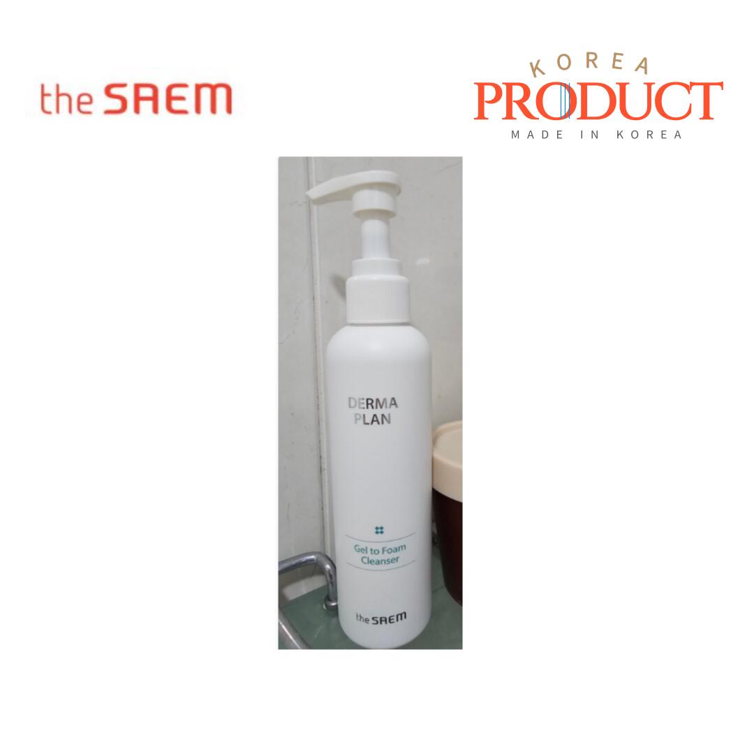 【TheSaem】【送料無料】ダーマプラン ジェル トゥ フォーム クレンザー 180ml 低刺激 洗顔フォーム 保湿 敏感肌 乾燥肌 韓国コスメ