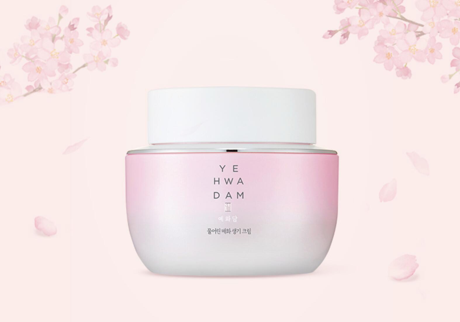 【The Face Shop】【送料無料】ザフェイスショップ　イェファダム　水水しい　梅　生気　クリーム　50m..