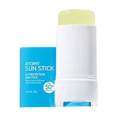 【Atom美】【送料無料】アトミ サンスティック SPF50+ PA++++ 15g 日焼け止め サンブロック 紫外線カット 韓国コスメ 水分ケア つや肌 保湿 美肌 つや肌