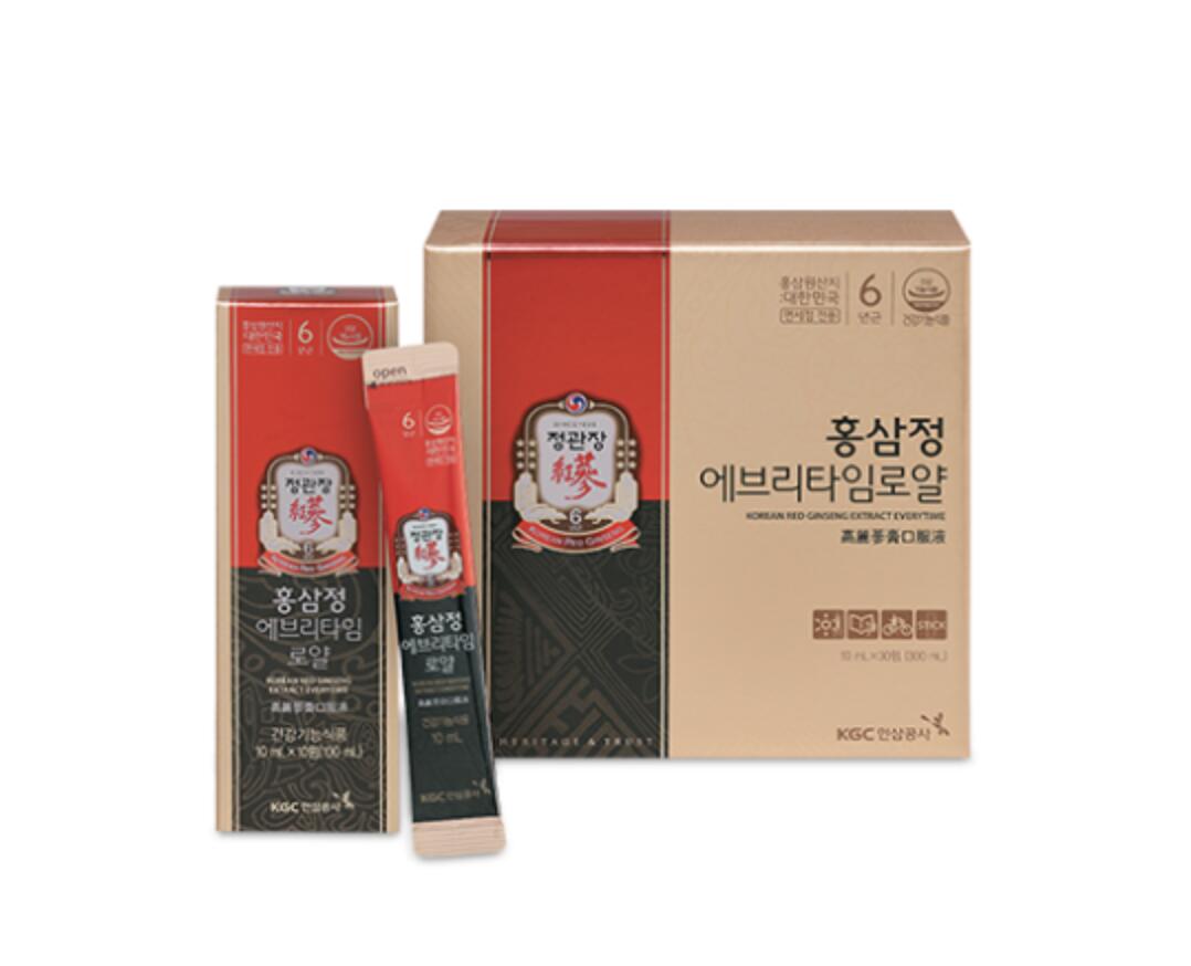 【正官庄】【送料無料】正官庄 紅参精エブリタイムロイヤル（10ml×30包）│紅参 6年根 高麗人参 ...