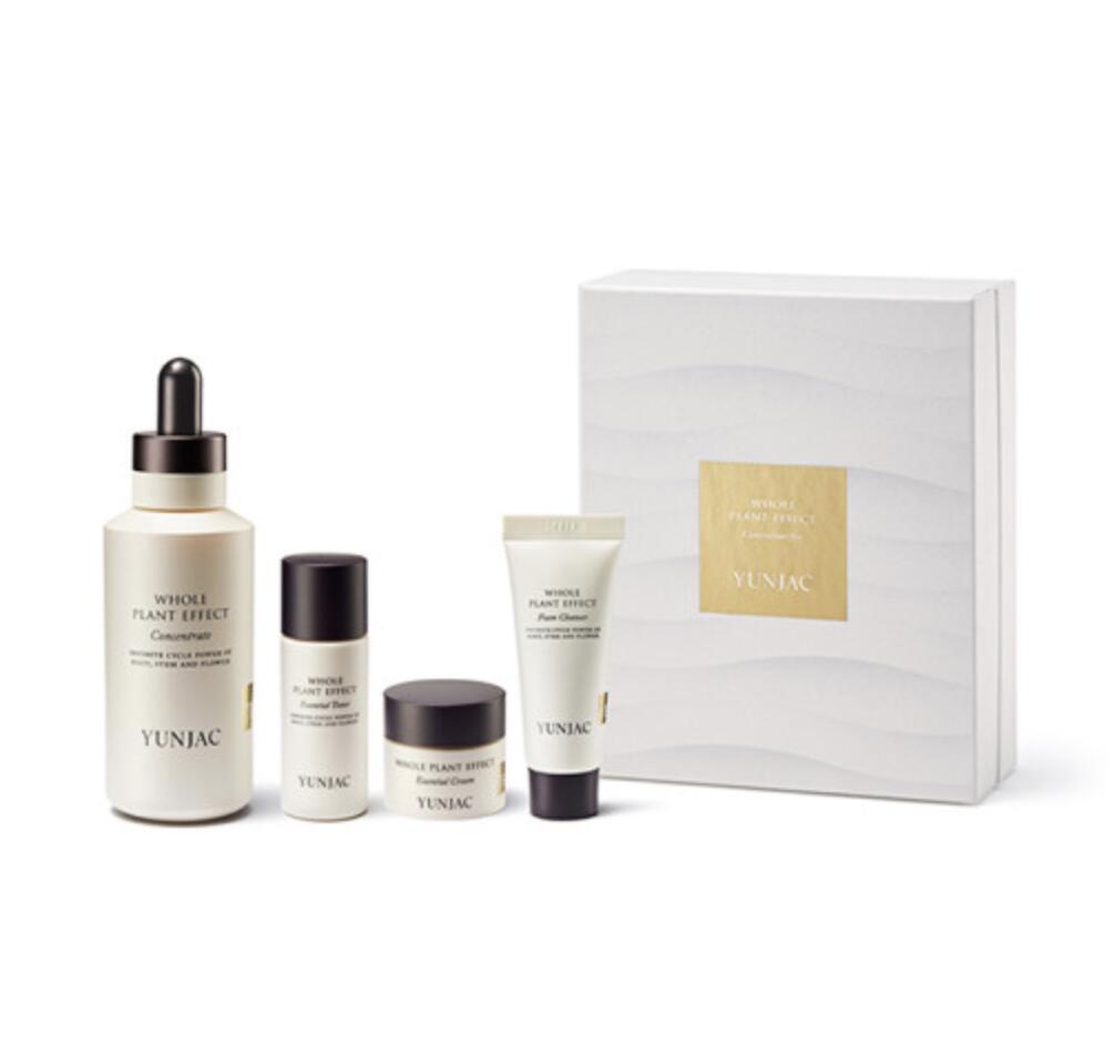 【YUNJAC】【送料無料】ホール プラント エフェクト コンセントレイト 75ML デラックス 4種セット 美肌 韓国コスメ 正規品 プチプラ つや肌