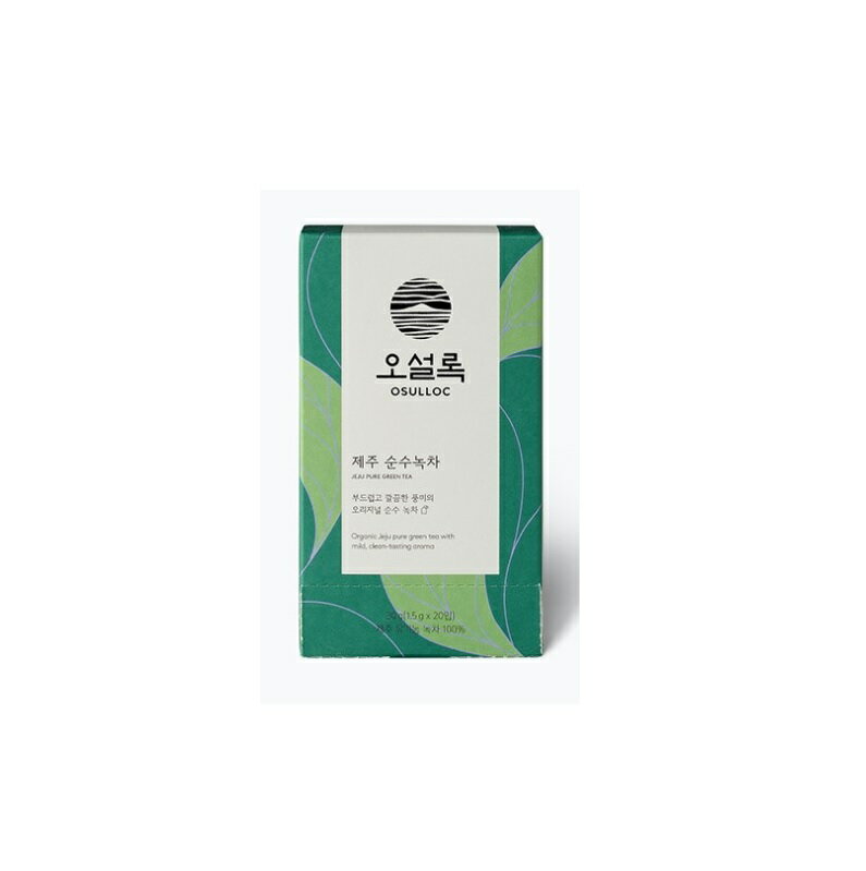 【osulloc】【送料無料】済州純緑茶1.5g*20 まろやかでさっぱりした味わいの緑茶のサムネイル