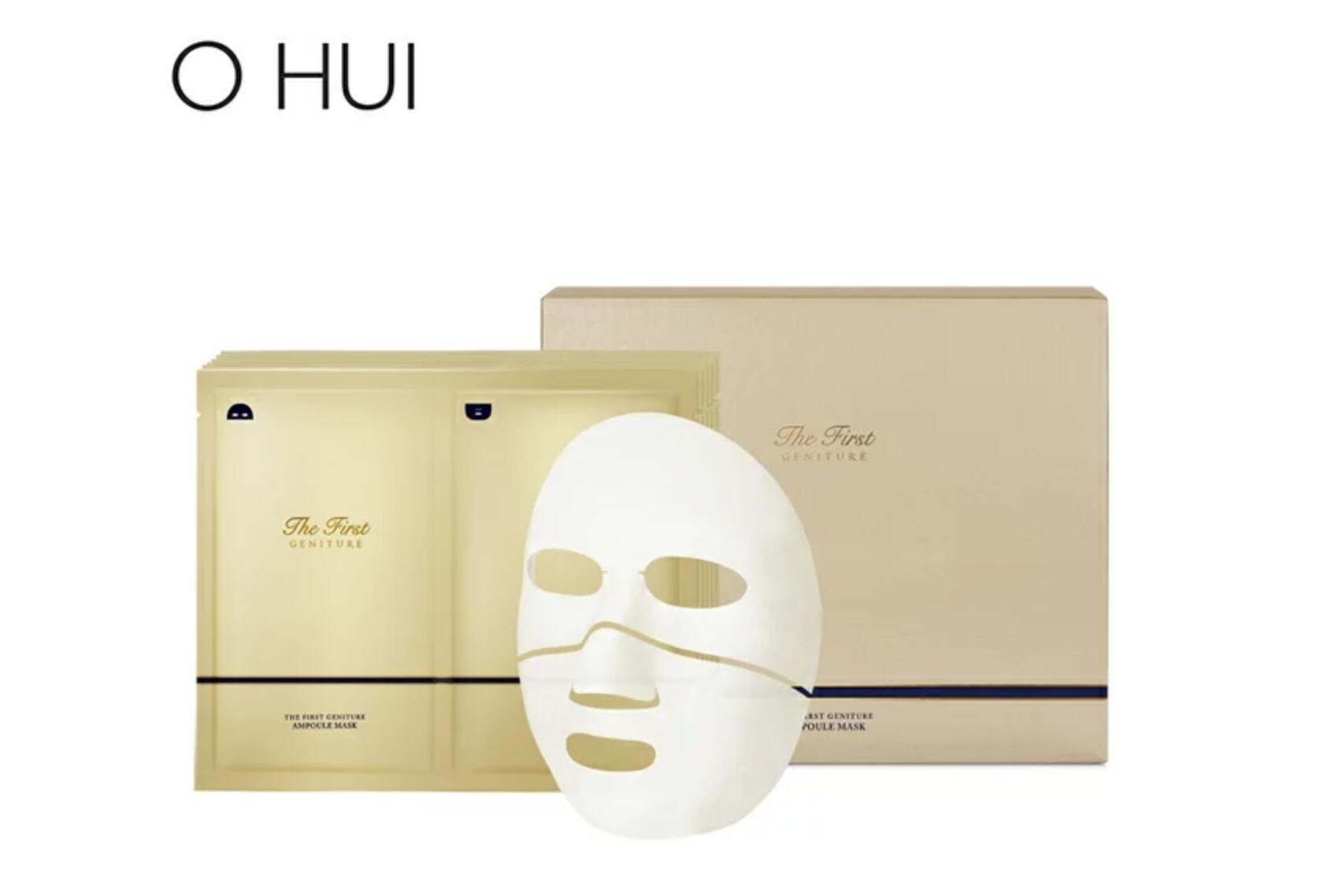 【OHUI】【送料無料】オフィ ザ・ファースト ジェニチュア アンプルマスク 6枚入り 栄養液 ツヤ肌 美肌 乾燥肌 オイリー肌 韓国コスメ