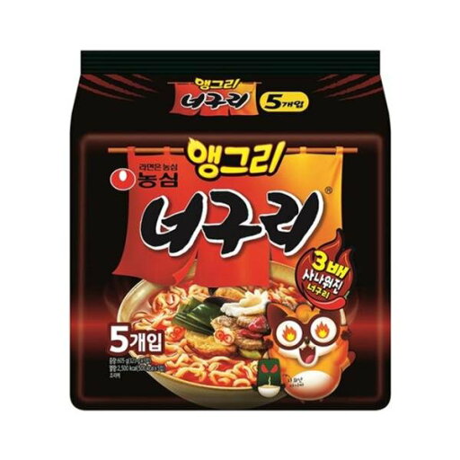 【農心】【送料無料】 アングリーノグリ ラーメン121g*5食 【農心】【送料無料】 アングリーノグリ ラーメン121g*5食