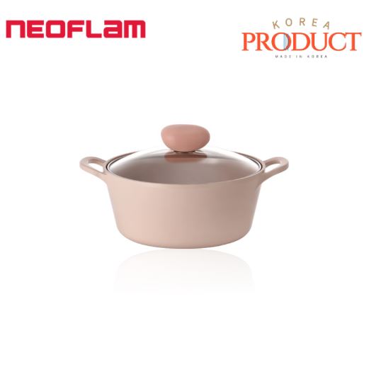 【NEOFLAM】【送料無料】シャーベットIHインダクション 両手鍋22cm