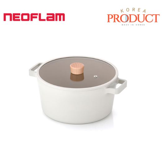【NEOFLAM】【送料無料】ネオフラーム ピカ IH インダクション 両手鍋 26cm