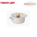 【neoflam】【送料無料】ネオフラム ピカ IH対応 両手鍋 18cm ノンスティック セラミックコーティング 韓国鍋 インダクション対応 調理器具(4)