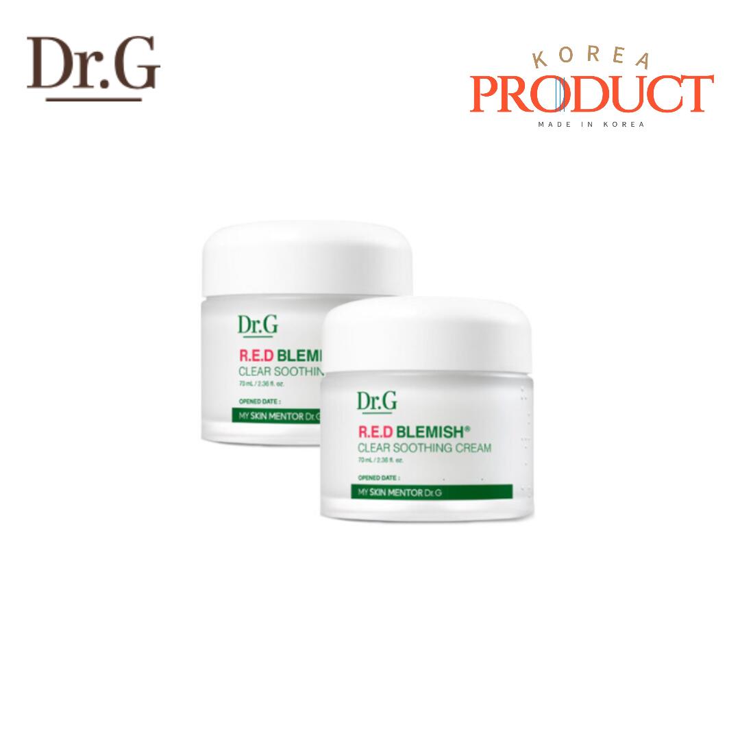 【DR.G】【送料無料】レッドブレミッシュクリアスージングクリーム 70ml×2個 韓国コスメ スキンケア ニキビケア 保湿クリーム