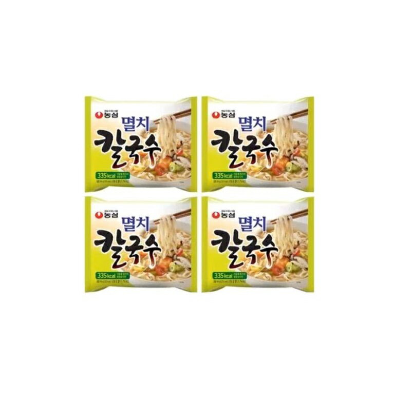 【NONGSHIM】【送料無料】いりこだしカルグクス98g×4袋