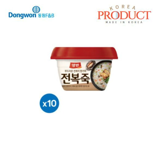 【dongwon】【送料無料】Uヤンバン アワビ粥 287.5g 10個 即席簡便粥 【dongwon】【送料無料】Uヤンバン アワビ粥 287.5g 10個 即席簡便粥