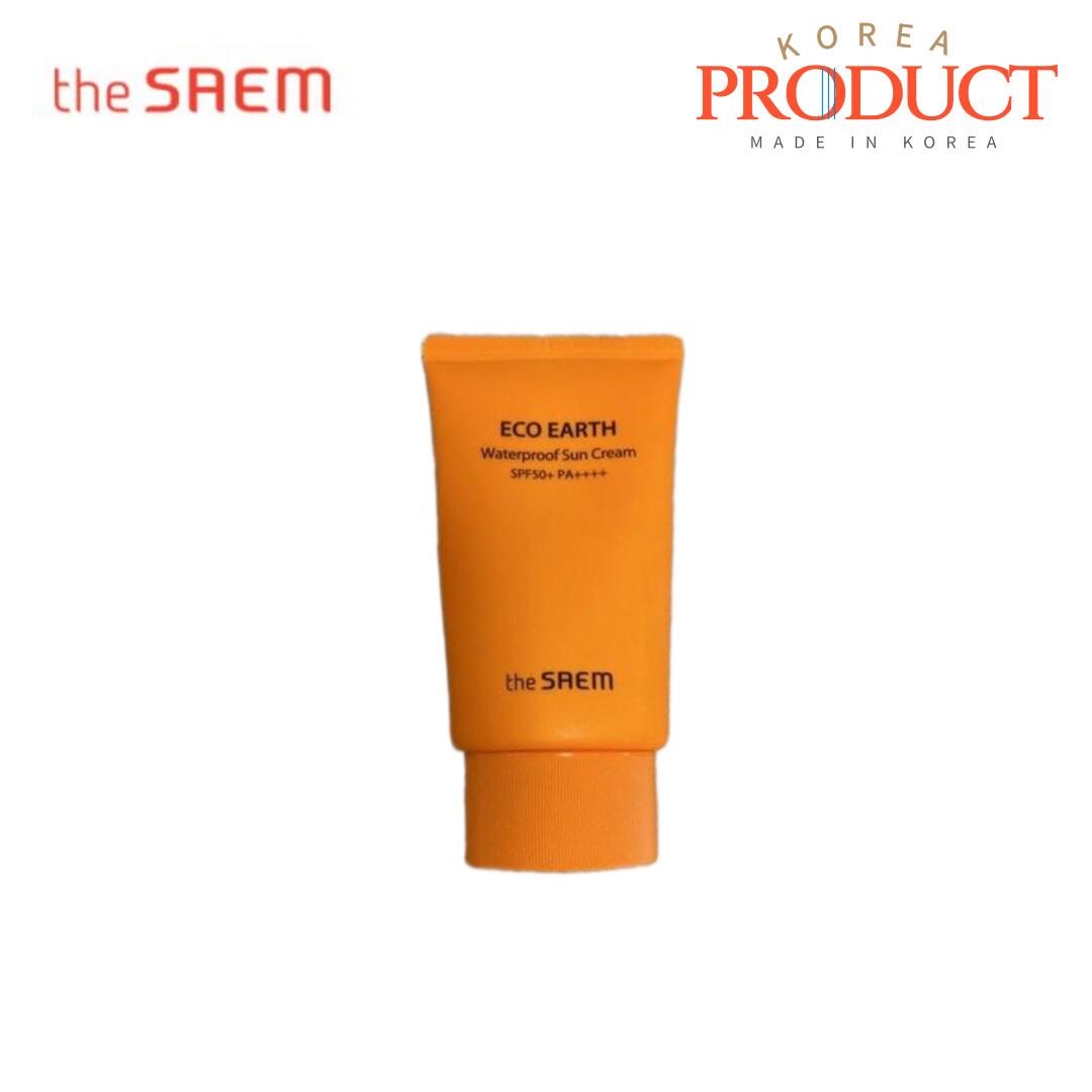 【THE SAEM】【送料無料】エコアース フェイス＆ボディ ウォータープルーフ サンクリーム 100g 日焼け止め UVケア 海 プール アウトドア レジャー 長時間 韓国コスメ