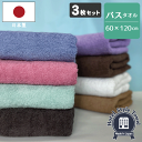 【同色3枚セット】日本製 ふわふわソフト ホテルスタイル バスタオル 送料無料 約60×120cm 3枚組 泉州タオル ホテルタオル 国産 甘撚り 高級感 家庭用 自宅用 吸水性 速乾性 ボリューム
