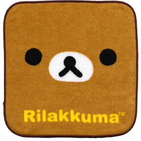 ★NEW★キャラクター リラックマ ミニタオルハンカチ　「KAOリラックマ」【10枚までメール便OK！】【NEW】