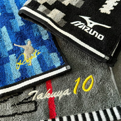 【名入れ 刺繍】Mizuno ミズノ ウォッシュタオル 34×35cm《選べる スポーツ デザイン》(名入れタオル 卒団 卒団記念品 部活 クラブ チームクラブ ギフト プレゼント 誕生日 ハンドタオル ミニタオル スポーツタオル 体育祭 学校祭 運動会 ブランドタオル) 93/137