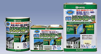 乐天商城 - 水性シリコン外かべ用 色数5 つやあり /7L　カンペハピオ