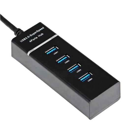 USB3.0 4ポート USBハブ ケーブル30cm 黒 ブラック MODEL:303 USB3.0 4ポート USBハブ ケーブル30cm 黒 ブラック MODEL:303