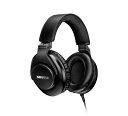 【VGP2025 金賞】SHURE シュア プロフェッショナル・スタジオ・ヘッドホン SRH440A-A ブラック : 有線 密閉型 折りたたみ式 プロ仕様 リスニング モニタリング ゲーミング ゲーム スタジオレコー