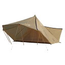 【中古】DOD(ディーオーディー) ヤドカリテント ツールームテント 【6人用】 スカート付き TCインナー T6-662-GY/TN