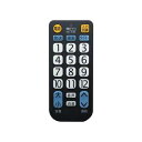 【中古】MRC-01/BK(ブラック) 汎用性 かんたんリモコン シンプルタイプ