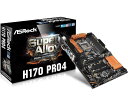 ASRock Intel H170チップセット搭載 ATXマザーボード H170 Pro4