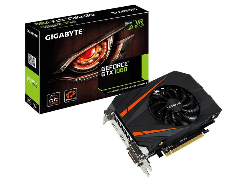 GIGABYTE ビデオカードGEFORCE GTX 1060搭載 GV-N1060IXOC-3GD