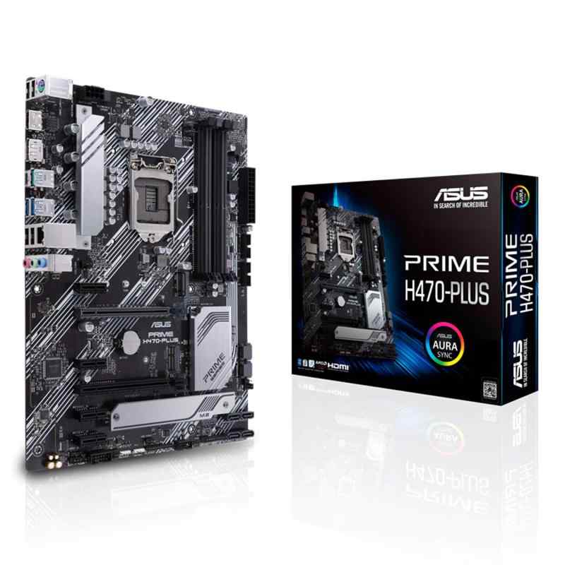 【中古】ASUS INTEL H470 搭載 LGA1200 対応 マザーボード PRIME H470-PLUS 【 ATX 】