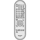 【中古】シャープ液晶テレビ(AQUOS)純正リモコン GA619WJSA(0106380233)
