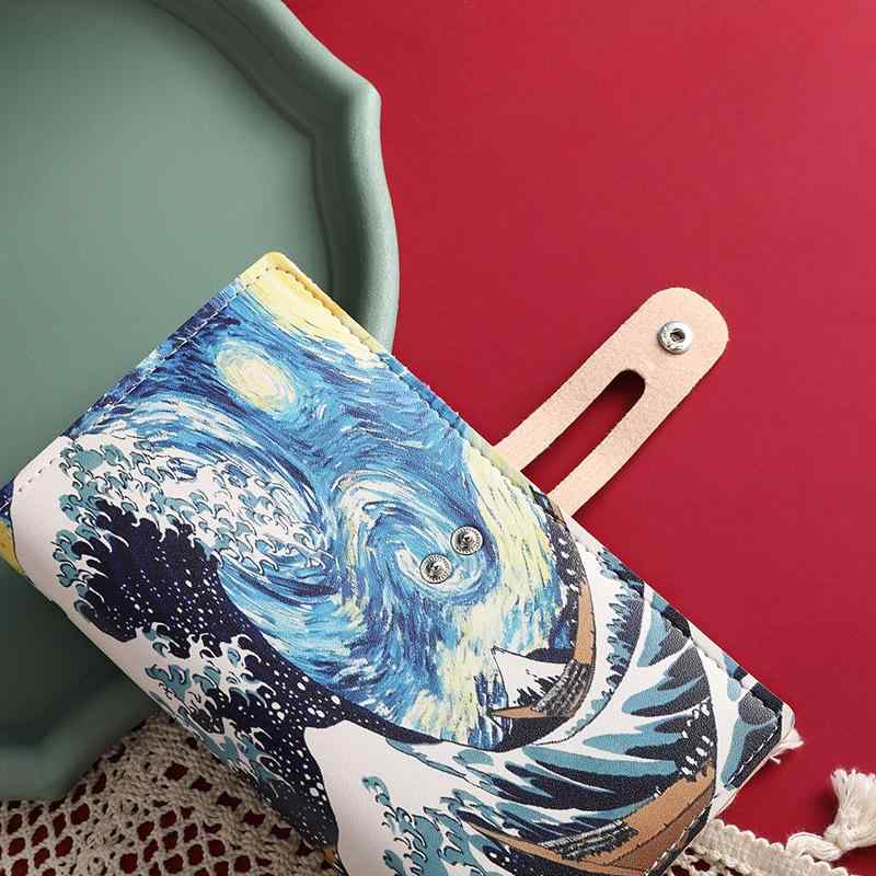 カードケース メンズ レディース 大容量 96枚収納 カード入れ 名刺入れ 撥水 風景柄 プリント 軽量 日..