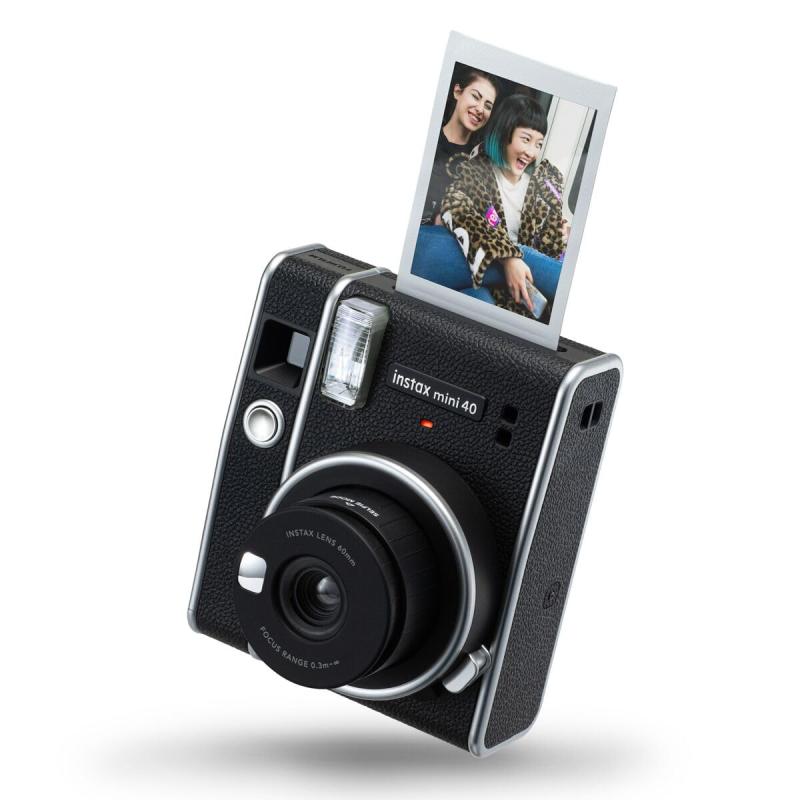 【中古】富士フイルム インスタントフィルムカメラ Instax Mini 40 ブラック コンパクト