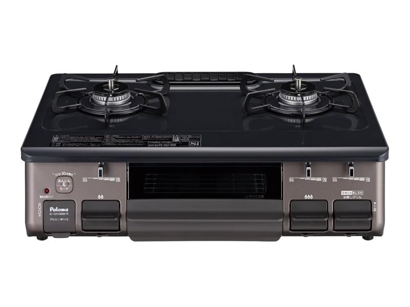 【中古】Paloma パロマ ガステーブル 水無し片面焼き 59cm 都市ガス(12A13A) 右強火 IC-S809BM-R