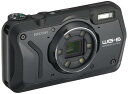 【中古】RICOH WG-6 ブラック 本格防水カメラ 20メートル防水 耐衝撃 防塵 耐寒 2000万画素 4K動画対応 高性能GPS内蔵 水中専用マーメードモード搭載 高性能GPS・電子コンパス内蔵 仕事に使える「CALSモー