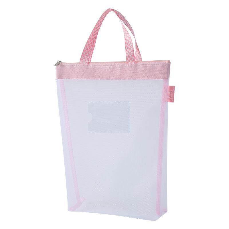 書類ケース レディース メンズ A4 ナイロン メッシュ 大容量 事務用品 ドキュメントファイル 学生 勉強..