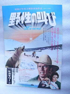 1973年映画チラシ 野性の叫び 丸の内ピカデリー ケン・アナキン監督 チャールトン・ヘストン