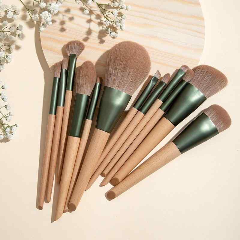 メイクブラシ 14本セット パウダーブラシ ファンデーションブラシ チークブラシ アイシャドウブラシ 化..