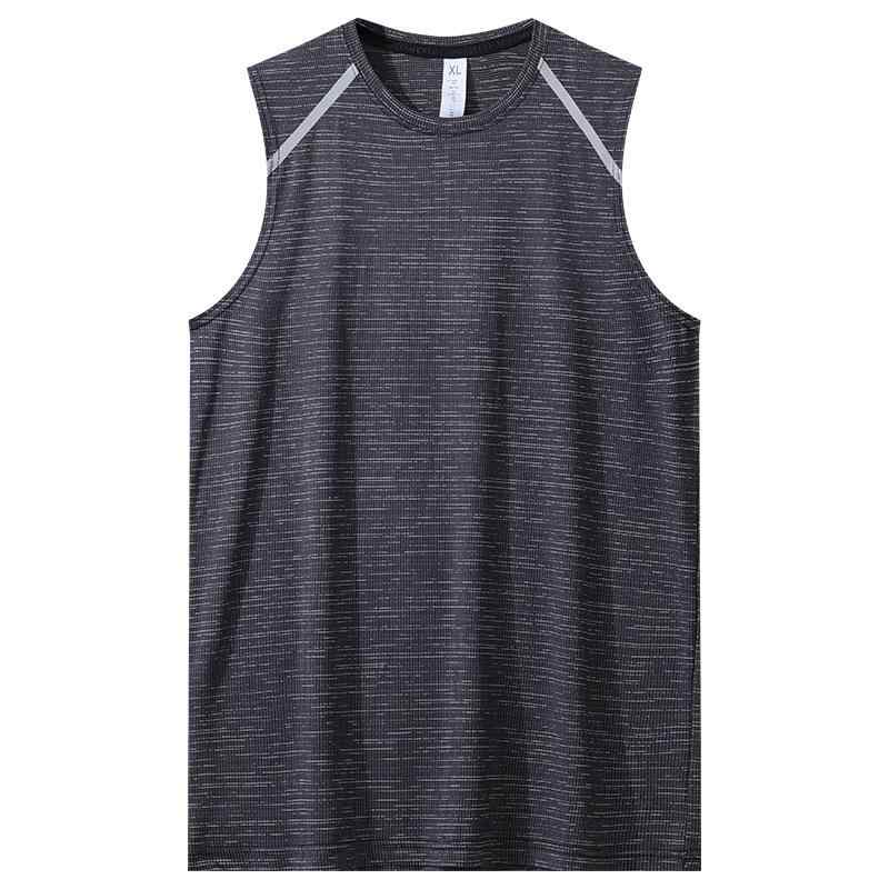 タンクトップ 男性用 接触冷感 吸湿速乾 高弾力 ノースリーブ スポーツウェア ランニング 運動 普段使..
