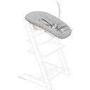 【中古】Stokke(ストッケ)トリップトラップ ベビーチェア ハイチェア 付属品 ニューボーンセット グレー 食卓 赤ちゃん 椅子 角度調整可能 ソフト ショルダーパッド