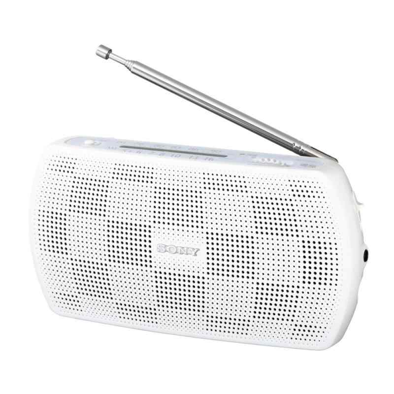【中古】ソニー ポータブルラジオ SRF-19 : ワイドFM対応 FM/AM ホワイト SRF-19 W