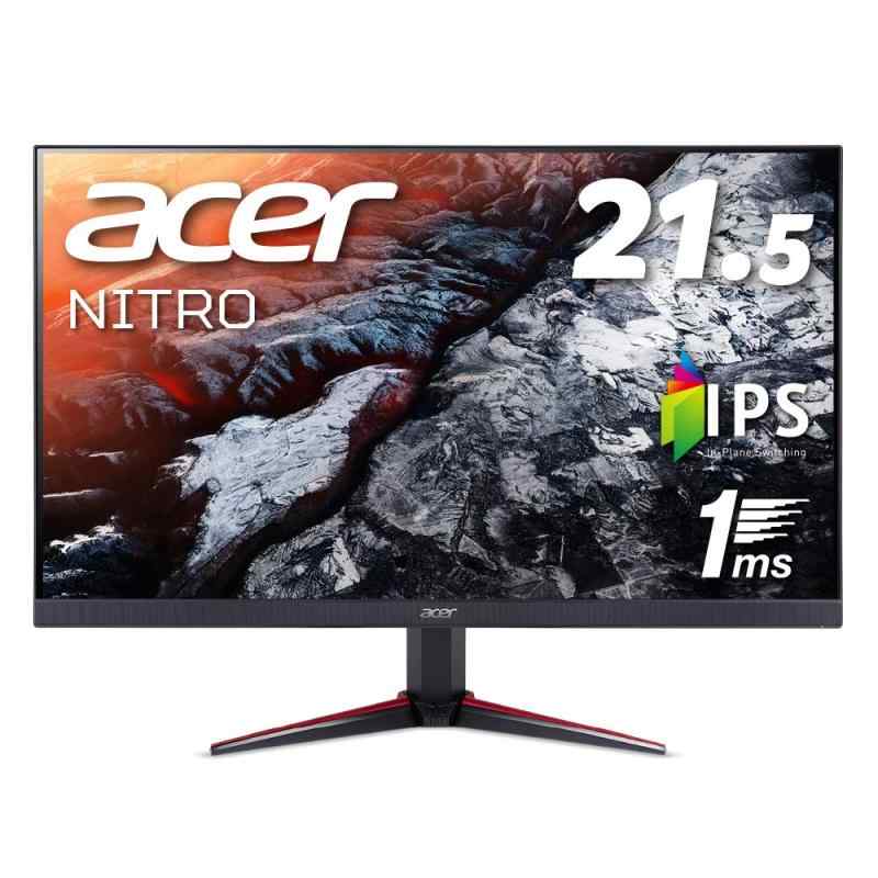 【中古】Acer ゲーミングモニター ディスプレイ Nitro 21.5インチ VG220Qbmiifx IPS 1ms(VRB) 75Hz FPS..