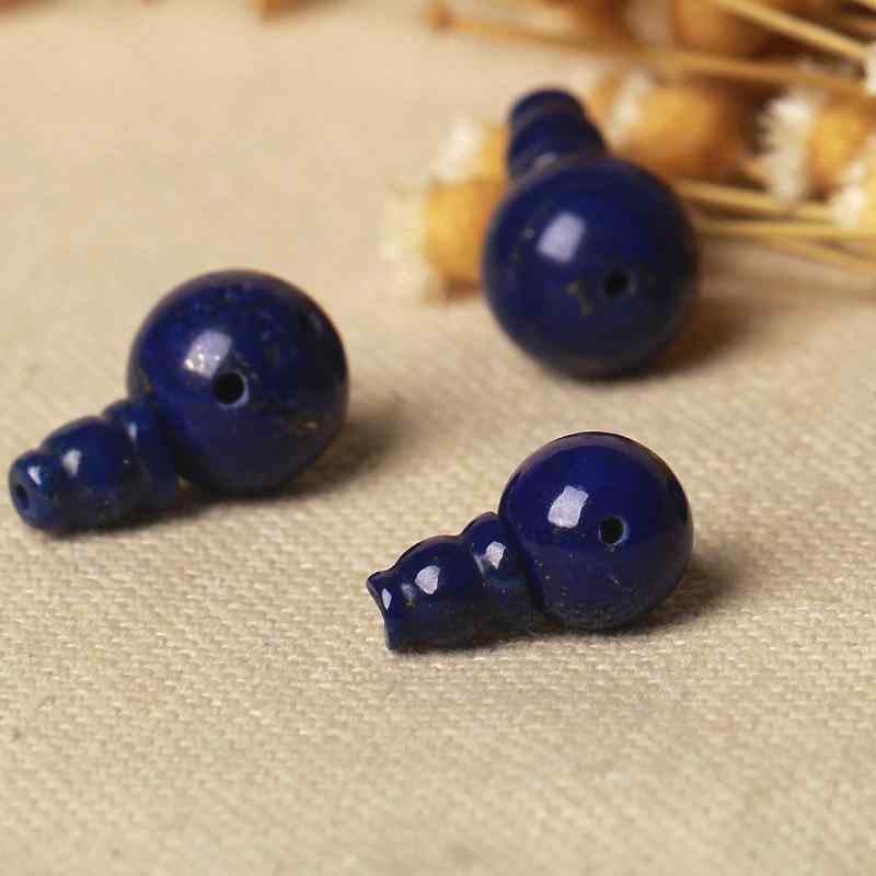 ネックレス 青金石 佛頭 仏塔 丸玉 念珠 DIY ブレスレット ペンダント 文玩 アクセサリー 径8mm 径10mm 径12mm 径14mm 径16mm 径18mm