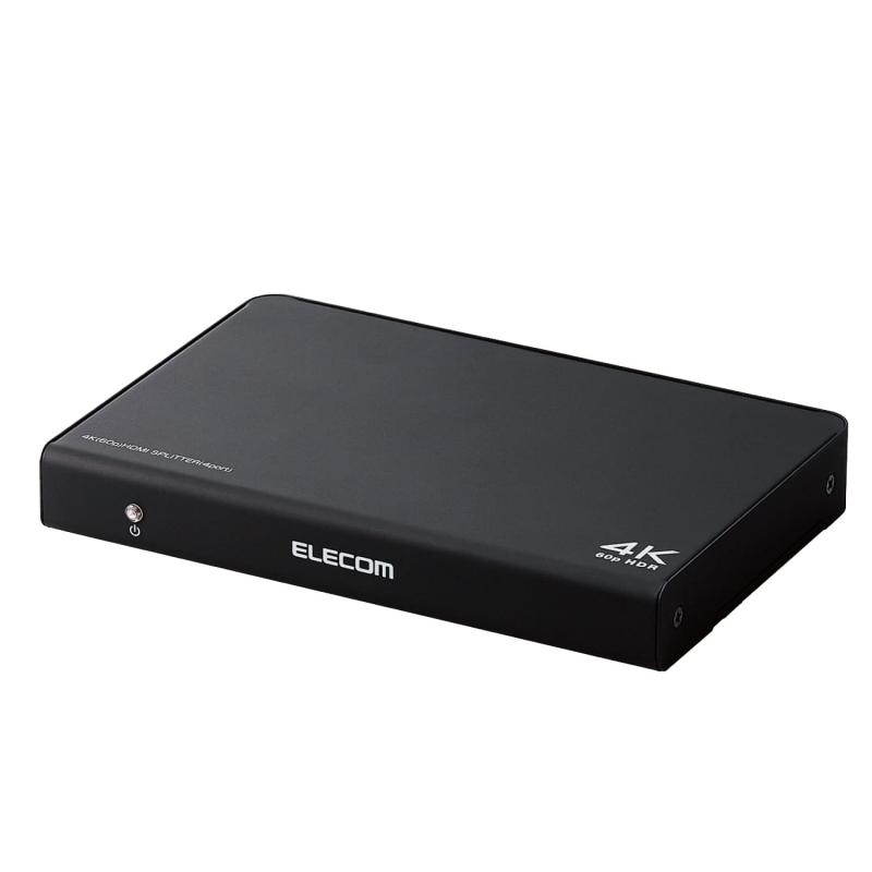 【中古】エレコム HDMI分配器 4K 60Hz(18Gbps) 1入力 4出力 HDCP2.2対応 VSP-HDP14BK ブラック
