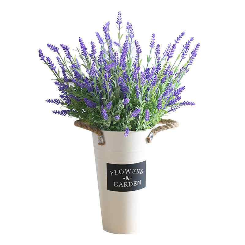 造花 ラベンダー 束 パープル PU 撮影道具 ホームデコレーション 田園風(x200)