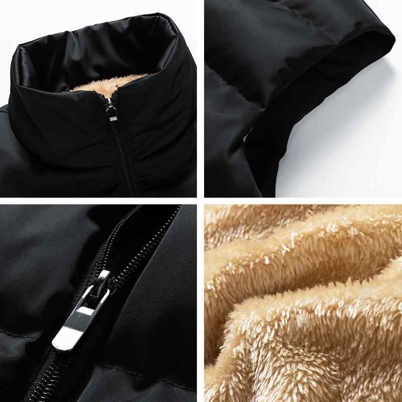 ベスト 男性用 ビジネス カジュアル 秋冬 立襟 大きいサイズ 防寒 あったか 中綿