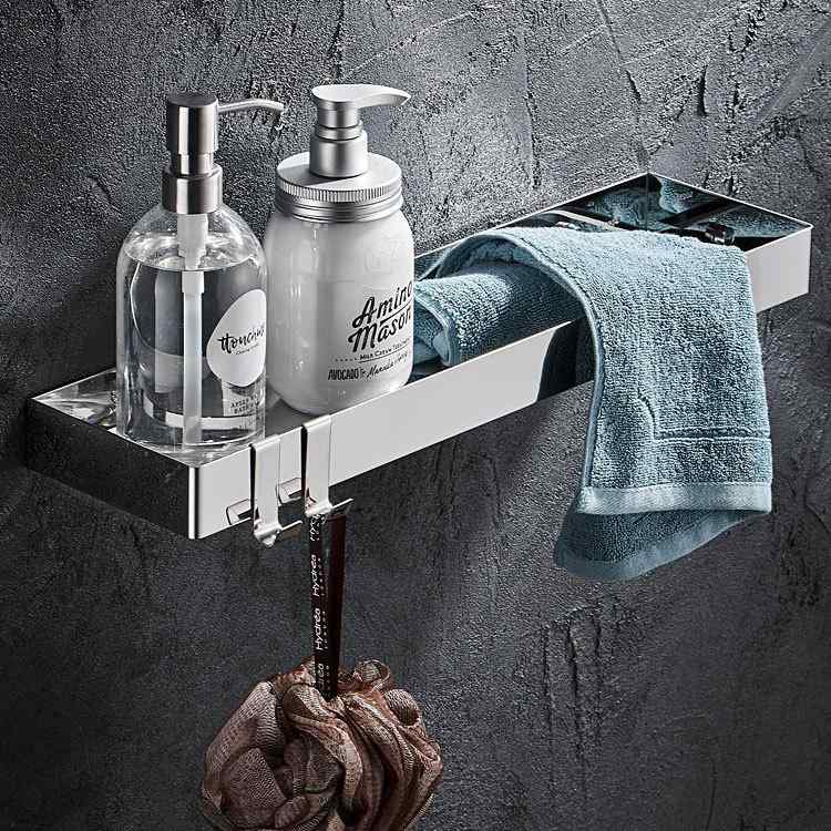 置物棚 ラック ステンレス製 浴室用 バスルーム収納 幅30cm 40cm 50cm 60cm 洗面所 お風呂 壁掛け棚 収..