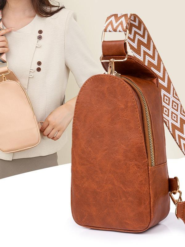 バッグ レディース 鞄 ウエストバッグ 斜めがけ ショルダーバッグ 女性用 PUレザー ユーロスタイル レ..