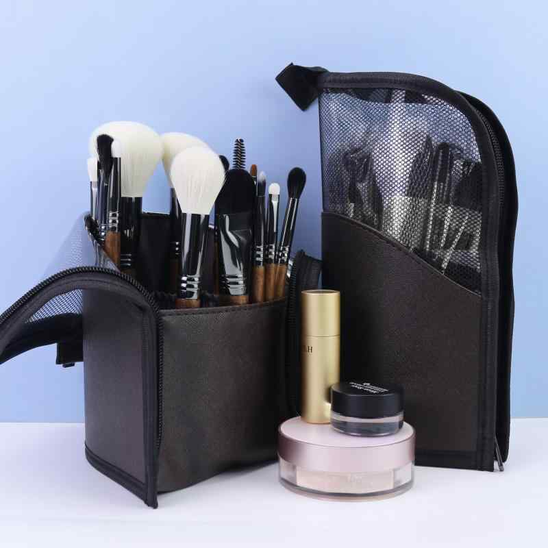 メイクブラシ 16本セット 羊毛 人工毛 動物毛 メイクアップブラシ セット 実木柄 化粧ブラシ OPP包装 ..