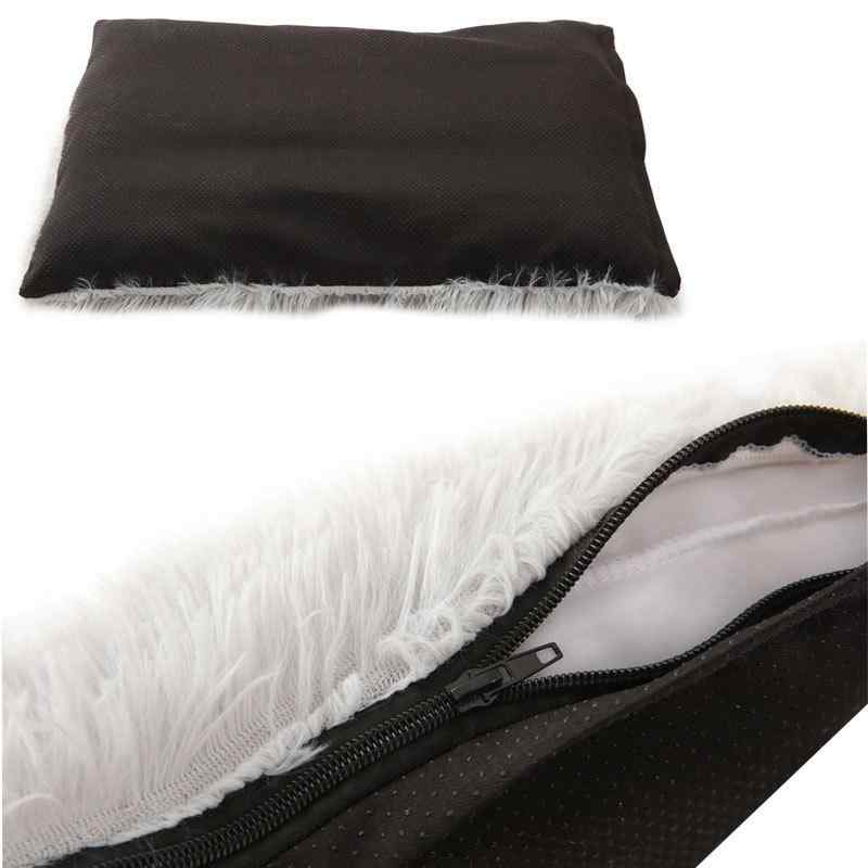 ペット用ベッド 犬用 猫用 ふわふわ クッション 暖か 取り外し可能 洗える ペット用品 快適 睡眠 浅灰色 深灰色 浅棕色 S M L2