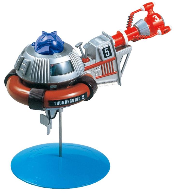 【中古】青島文化教材社 サンダーバードミニシリーズ No.3 サンダーバードミニ3号＆5号 全長約80mm ノンスケール プラモデル