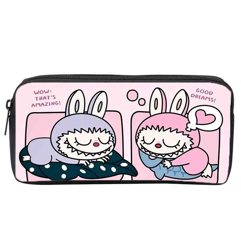 ペンケース 子供 学生 文具 3D カートゥーン プリント 大容量 オックスフォード生地