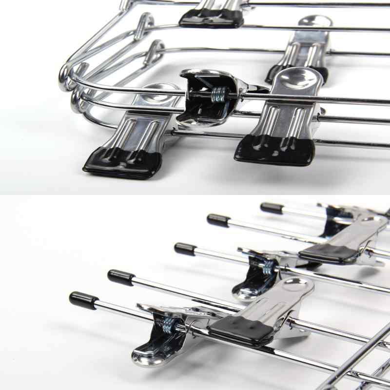 ハンガー レディース メンズ 兼用 ズボン スカート ストッキング 収納 12連 折りたたみ式 パンツハンガ..