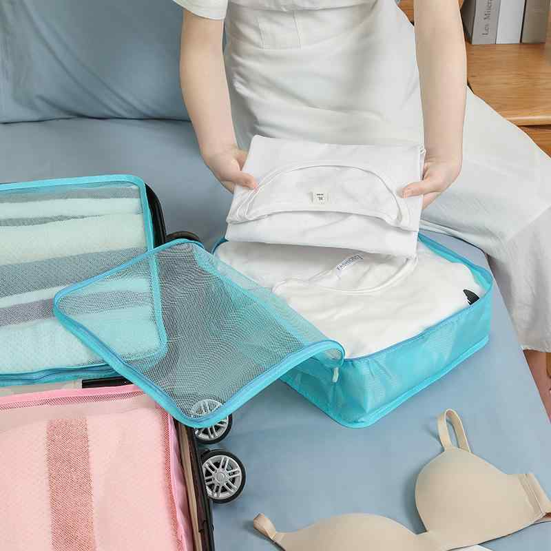 旅行用収納ポーチ レディース メンズ 衣類 下着 靴 収納ケース トラベルポーチ 整理用 バッグインバッ..